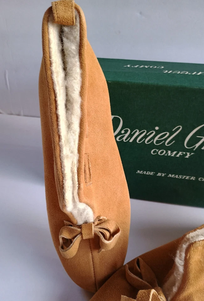 Zapatillas De Colección Daniel Green Shawnee 40651 Gamuza Cuero y Piel ~ Nuevas en Caja ~ Talla 2A65 Foto 4 de 4