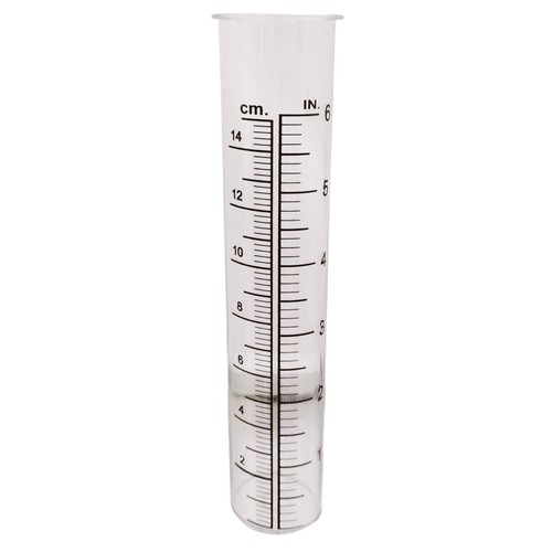 Plastic Rain Gauge Capacity Clear Rain Water Meter Measuring Tools Garden Lawn - Picture 10 of 12