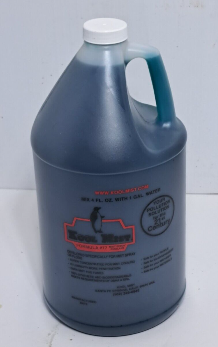 Kool Mist Formula 77 Cutting Fluid Water Soluble 1 Gallon Jug eBay