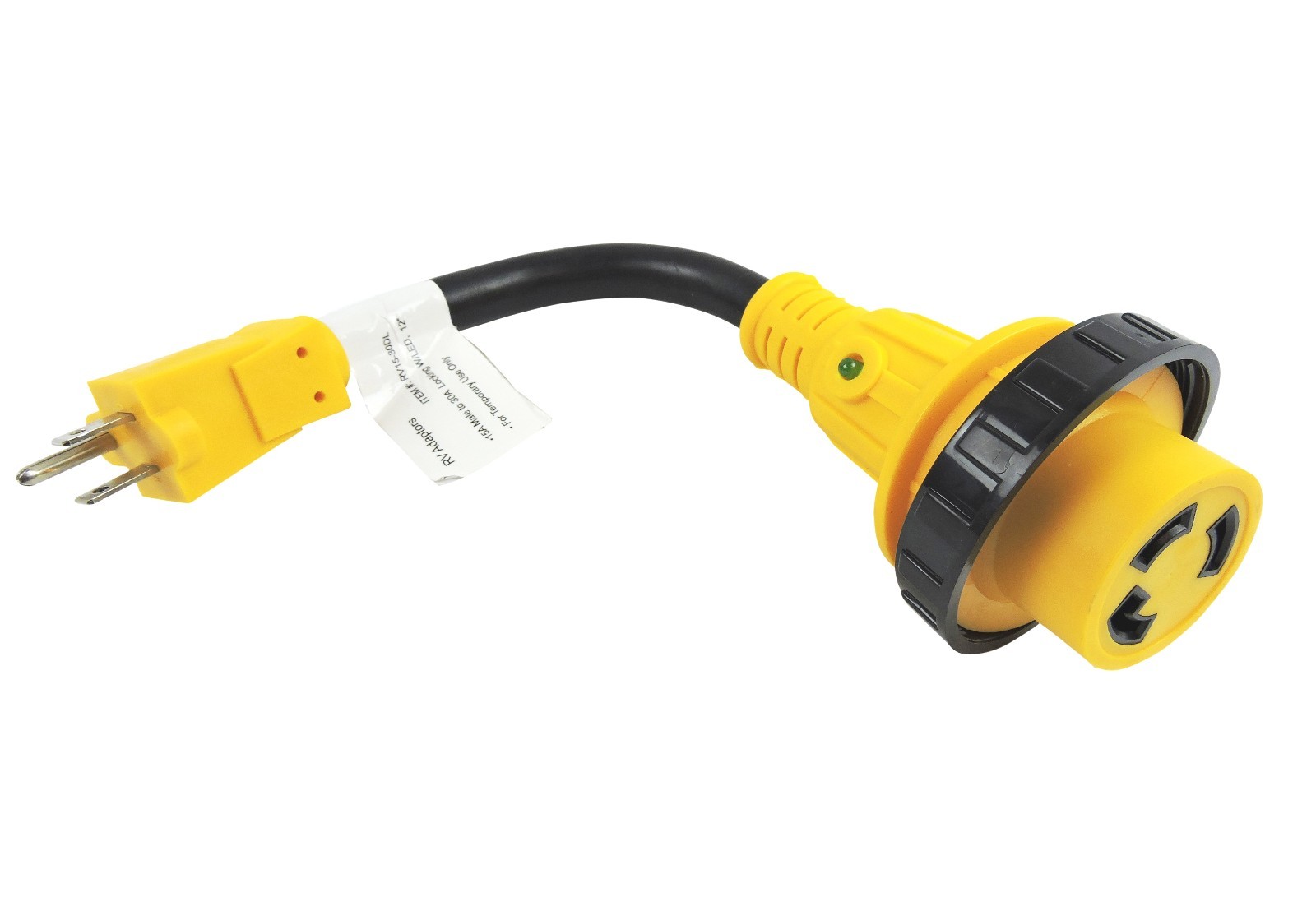 NEW Marine 30 amp female to 15 amp male 125v Shore Power Pigtail Boat