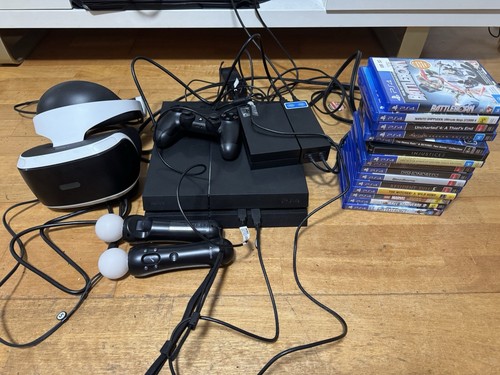 PS4 VR PSVR Bundle Headset Camera games controller VR Move Controllers