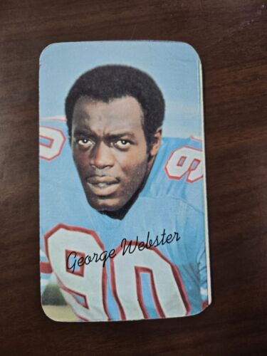 1970 Topps Super Square Corner Football Card George Webster Nice for age!!!!