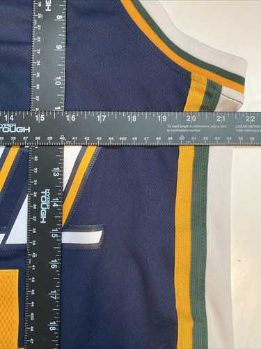 Utah Jazz Millsap #24 Jersey Blue Adidas NBA Medium - Picture 14 of 17