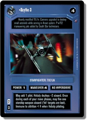 1x  Scythe 3 - Uncommon Ungraded Death Star II - Limited - BB