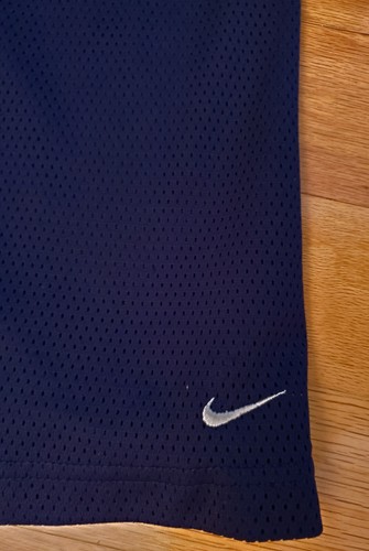 Vintage Y2K Youth Nike Mesh Shorts Size 14 Large Spell Out Logo Basketball - Picture 6 of 9