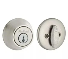 Kwikset 660 15 RCAL RCS BBPKG Single Cylinder Deadbolt in Satin Nickel 96600-532