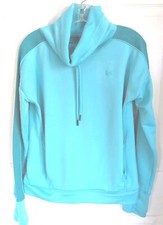 Under Armour Women's Medium AQUA Hoodie UA Logo Pullover