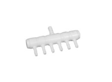Luftverteiler 6 Ausg&auml;nge 6-fach 6-Wege-Verteiler Luftschlauch 4/6 mm  Kunststoff