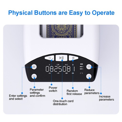 Rechargeable Automatic Card Dealer Machine 360 Degree 8 Players 2 Decks - Picture 11 of 12