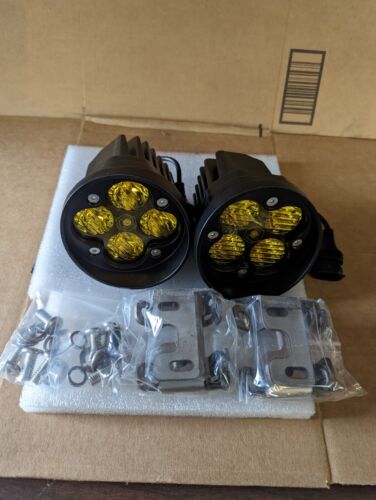 Baja Style LED FOG Lights Tacoma / Tundra / 4Runner Squadron Amber design - Picture 1 of 10