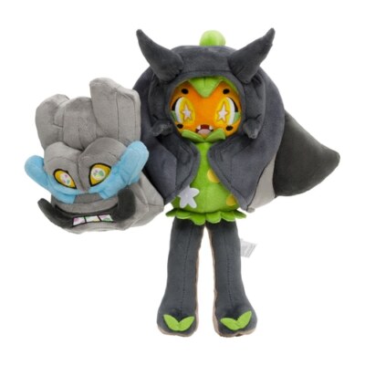 Pokemon Center Original Plüsch Puppe Ogerpon Cornerstone Mask Poké Plüsch