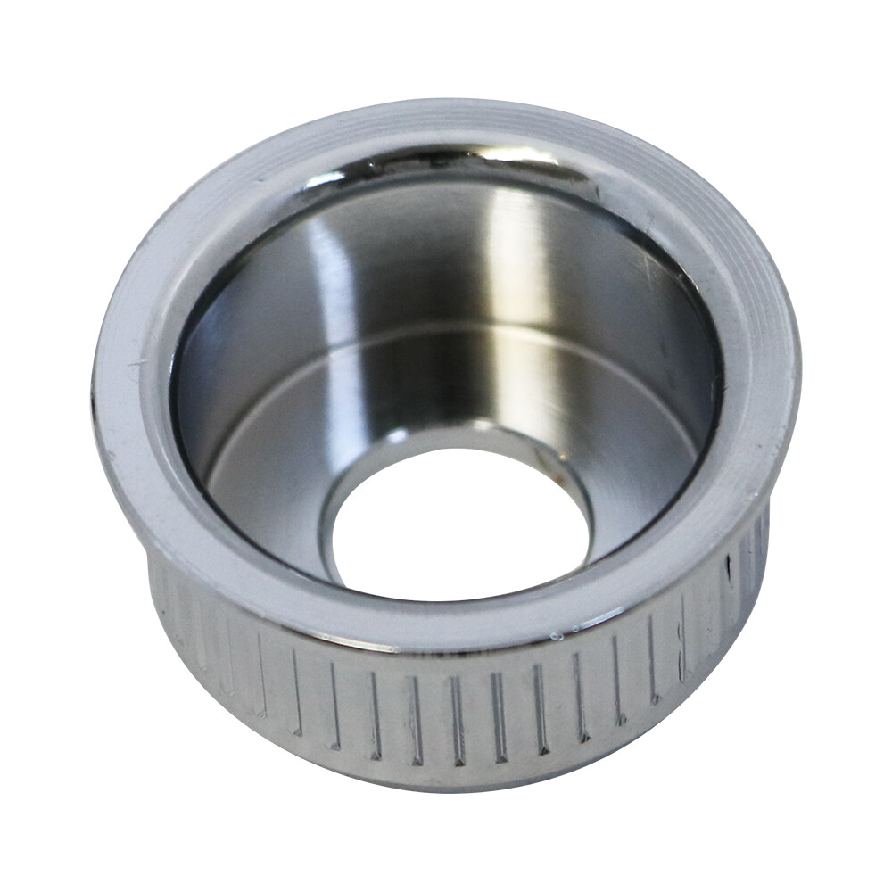 Hosco JP-32C Press-in Jack Cover, chrome