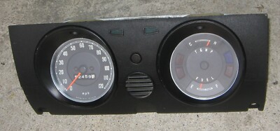 1971 -72 Mazda 616 Capella Speedometer Cluster 120 MPH 56K Used