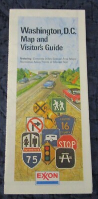 CIRCA 1980s  EXXON   WASHINGTON, D.C.  MAP & VISITOR'S GUIDE