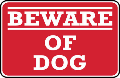 Beware Of Dog - SIGN- #PS-403