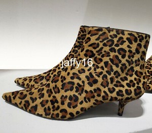 zara leopard boots