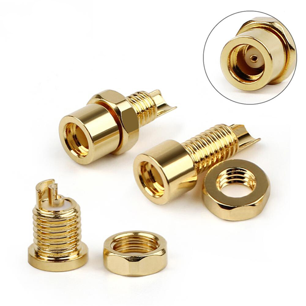 1× MMCX Female Solder Wire Connector PCB Mount Pin IE800 DIY Audio