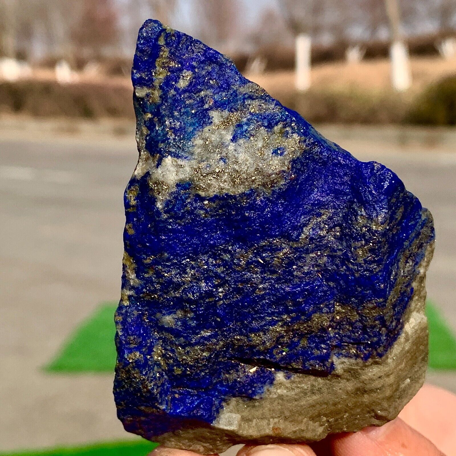 185g přírodní lapis lazuli minerální krystal léčivý vzorek A+++