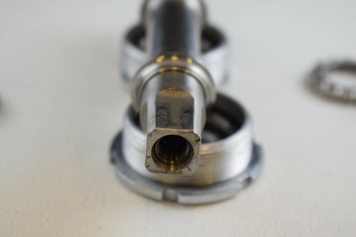 Campagnolo Super Record Titanium bottom bracket 115mm 70-ss-120 Italian Used - Picture 12 of 12