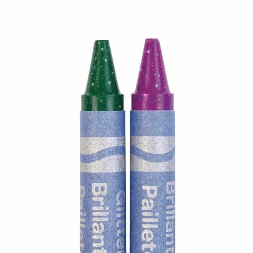 New Bundle Of 3 Crayola Crayons in Pearl, Glitter and Neon color