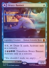Foil Bruce Banner // The Incredible Hulk [Marvel Super Heroes] #49 NM MTG