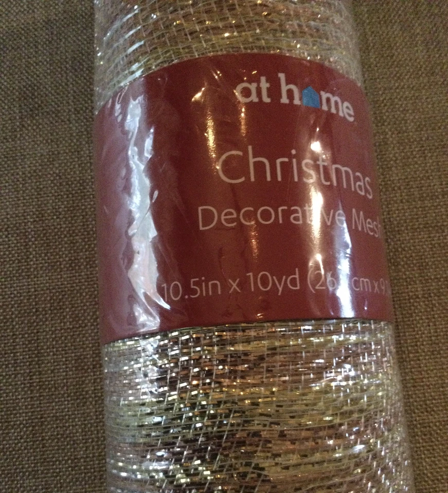 Christmas Decorative Mesh New In Package Lot Of 4 Rolls - Image 3 of 4