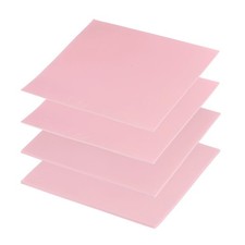 4 Pcs Thermal Pads 100x100mm 0.5mm 1mm 1.5mm 2mm for CPU GPU M.2 SSD NVMe Pink