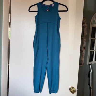 ivivva by lululemon Girls 7 Teal Jump Into It Athletic Jumpsuit Romper