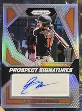 2024 Panini Prizm Bryce Eldridge Prospect Signatures Auto #PS-BE Giants Card