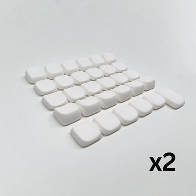 KLP Lamé PBT Low Profile Keycaps for Kailh Choc V1 V2 MX Switches 46/60 Keys