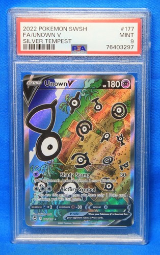 Unown V graded PSA 9 for sale on eBay