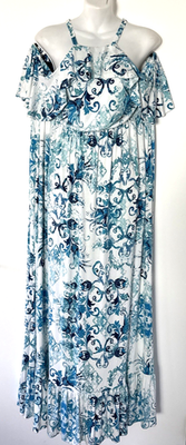 sherri hill blue halter prom dress Sherri Hill Stretch lace Plunging Halter Prom Dress 56134 main image 1