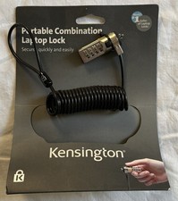 Brand New Kensington K64670US Portable Combination Laptop Lock 6FT Cord