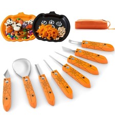 Halloween Pumpkin Carving Kit, 10PCS Professional Pumpkin Carving Tools Set,
