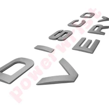 For Discovery Front Hood / Rear Trunk Nameplate Emblem Letters Badge Dark Grey