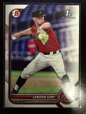 Landon Sims 2022 Bowman Draft Bowman Chrome Rookie Arizona Diamondbacks #BDC-72