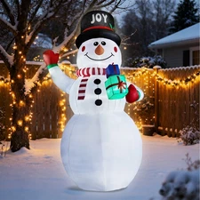 LEADZM 12FT Tall Lighted Christmas Inflatable Decoration