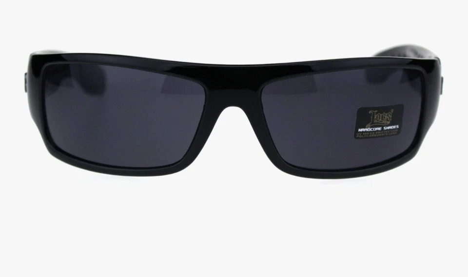 🔥 Gafas de sol Locs Mad Dog Gangster Cholo azul estilo bandana - Hardcore... Foto 4 de 4