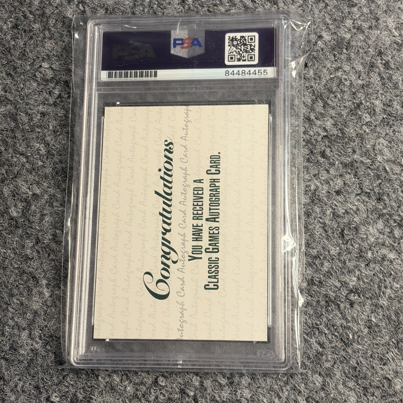 Classic 1992 Four Sport Draft Pick #19 Malik Sealy Autograph /1575 PSA authentic view 8