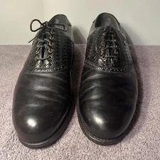 Foot Joy black “classic dry” saddle Golf shoes Mens US sz 10.5 D
