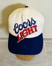 Vintage Used Coors Light Snapback Cap Hat Adult Unisex