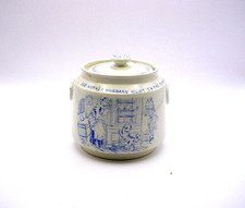 W Co Hanley Staffordshire Nursery Rhyme Sugar Bowl Lid Old Mother Hubbard