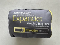 SEA TO SUMMIT Expander Sleeping Bag Liner w/ Pillow Insert, Traveller Antimicrob