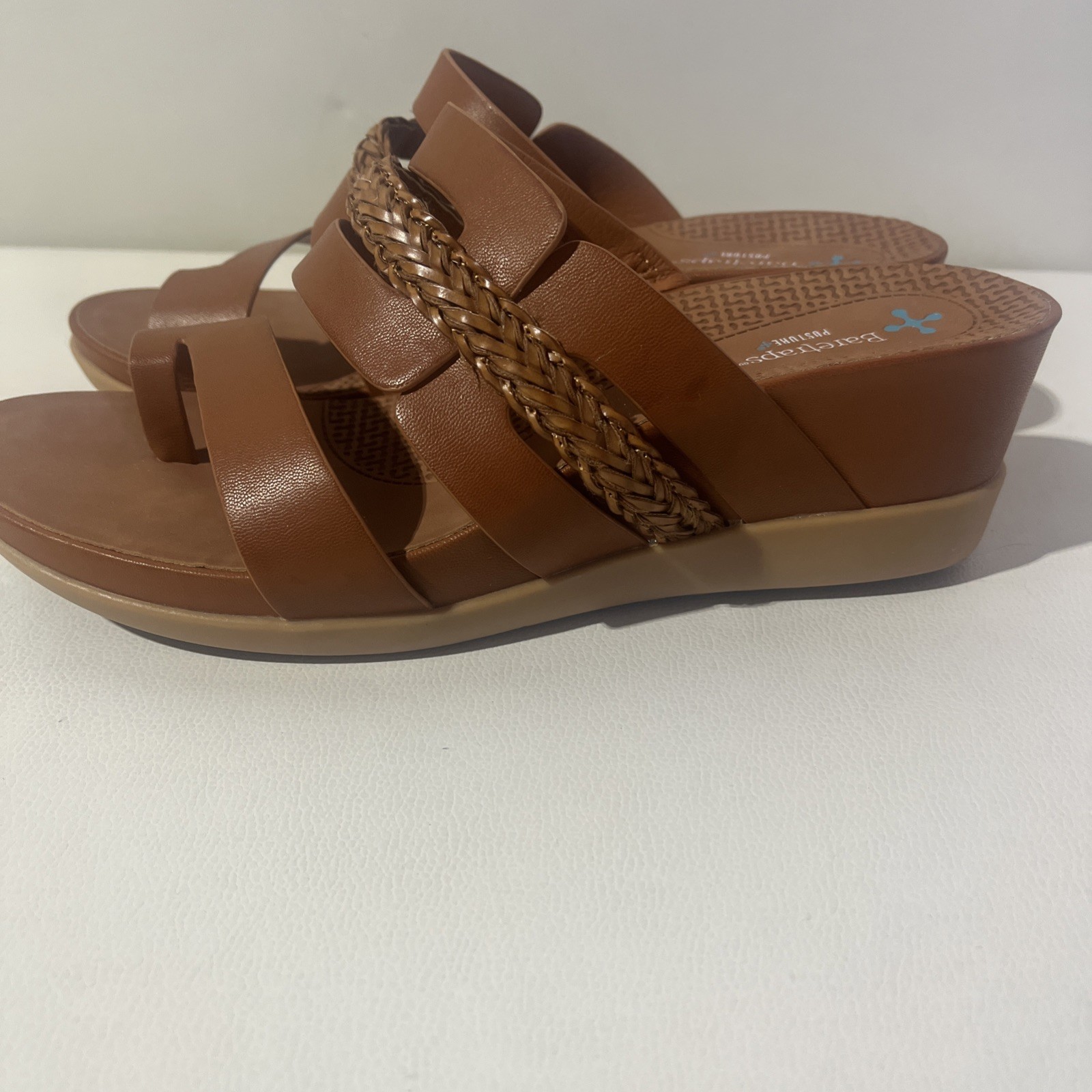 APL Baretraps Posture Plus Sandali Pelle Slip Antiscivolo Comfort Ortopedici Taglia 8