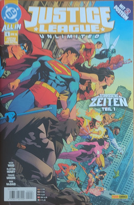 DC ALL IN - JUSTICE LEAGUE UNLIMITED # 6 - APRIL 2026 - TOP ERHALTEN MIT POSTERN