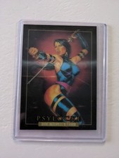 2024 SkyBox Marvel Masterpieces ’92 Platinum Psylocke Lenticular #65