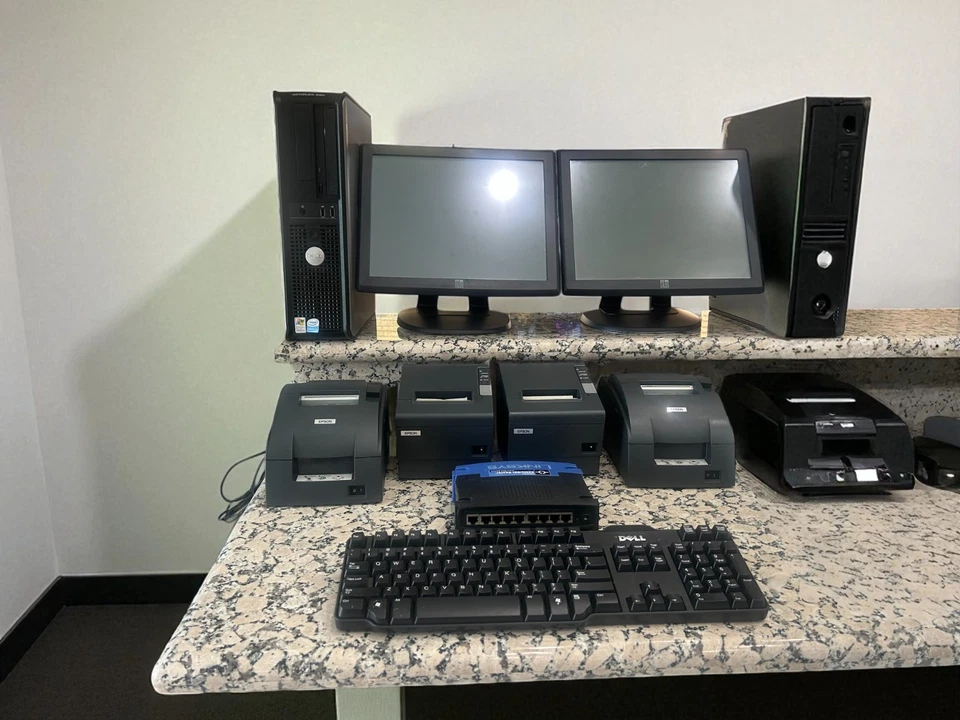 Workstation 6 POS System incluye, IMPRESORAS DE RECIBOS, IMPRESORAS DE COCINA  Foto 3 de 4