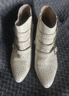 Jeffrey Campbell Ibiza Low Studded Ivory Leather Bootie Size 7.5 — photo 3