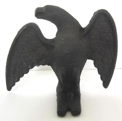 VINTAGE BLACK CAST IRON SNOW EAGLE ROOF ICE GUARD