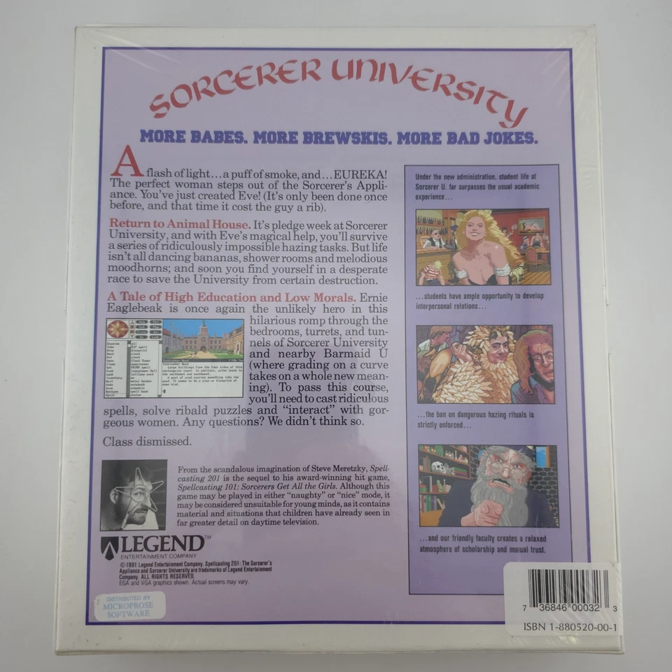 Spellcasting 201: The Sorcerer's Appliance, 1991, Big Box, New & Sealed - Image 3 of 4